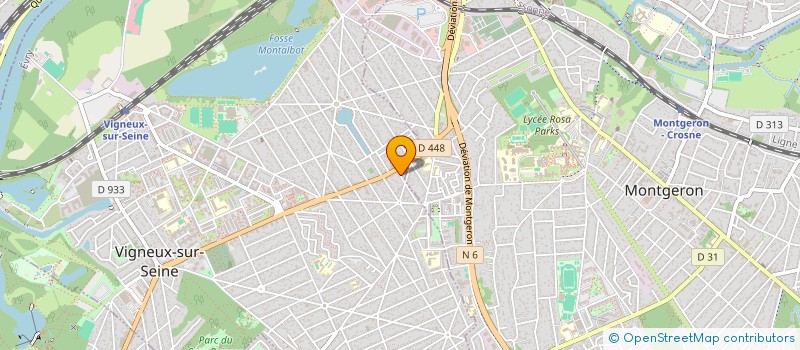 localisation de l'entreprise DB HABITAT  VIGNEUX-SUR-SEINE