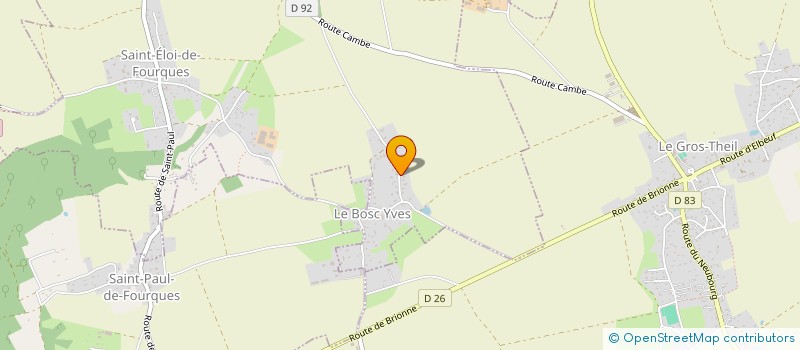 localisation de l'entreprise DB HOLDING  SAINT-ELOI-DE-FOURQUES