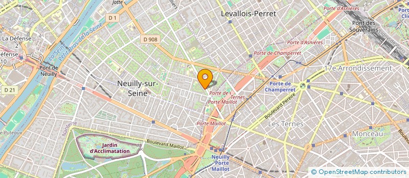 localisation de l'entreprise DB HOLDING à NEUILLY-SUR-SEINE