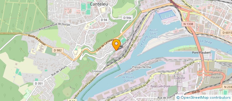 localisation de l'entreprise DB IMMO  ROUEN