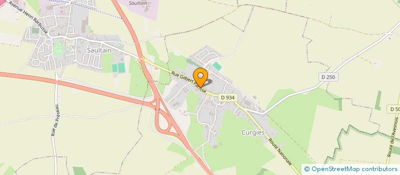 localisation de l'entreprise DB IMMO  CURGIES