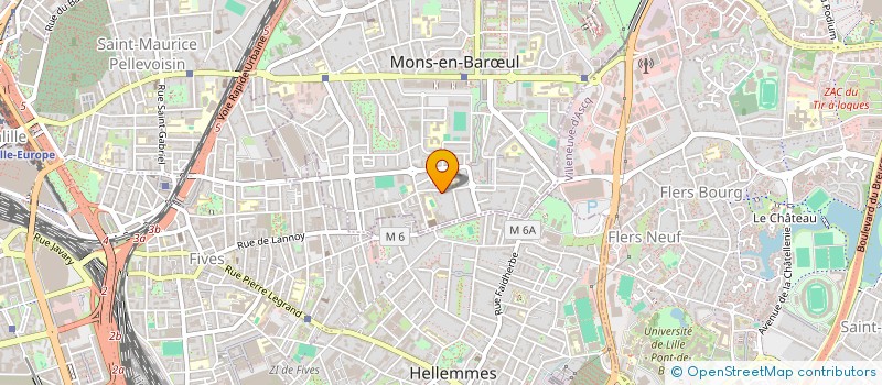 localisation de l'entreprise DB IMMO  MONS-EN-BARUL