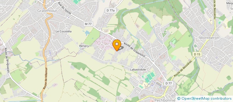 localisation de l'entreprise DB IMMO  PECHBONNIEU