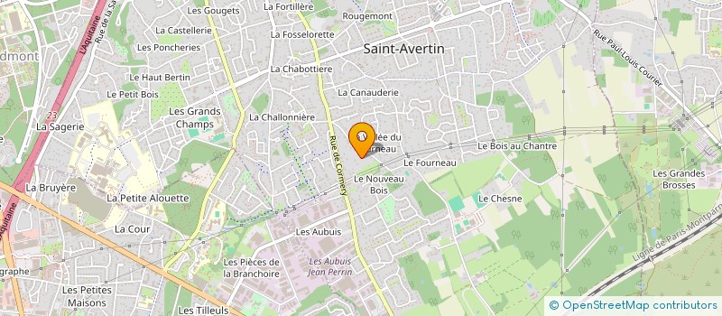 localisation de l'entreprise DB IMMOBILIER  SAINT-AVERTIN
