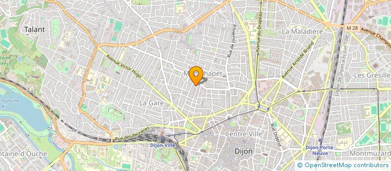 localisation de l'entreprise DB IMMOBILIER à GENLIS