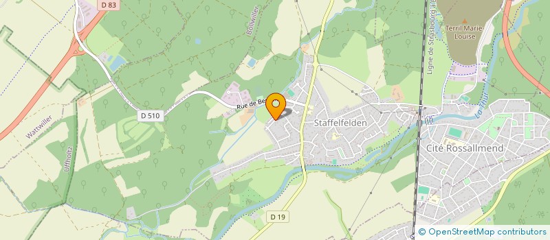 localisation de l'entreprise DB IMPORT EXPORT à STAFFELFELDEN