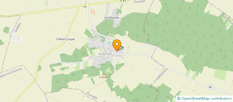 localisation de l'entreprise DB INDUSTRIE à VIDELLES