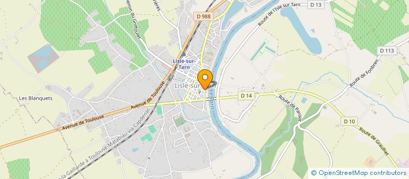 localisation de l'entreprise DB INDUSTRIES à LISLE-SUR-TARN