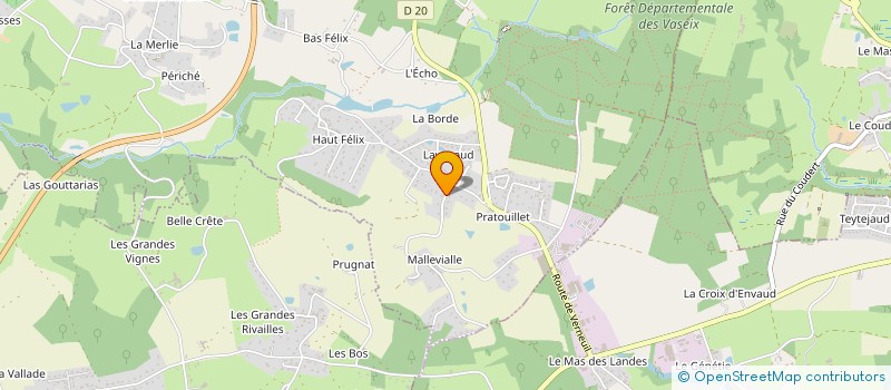 localisation de l'entreprise DB INFORMATIQUE à VERNEUIL-SUR-VIENNE