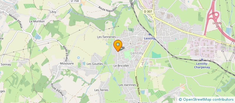 localisation de l'entreprise DB INSTALLATION à LENTILLY