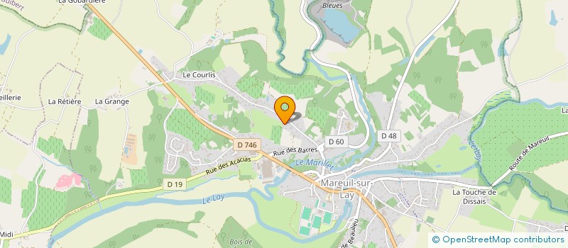 localisation de l'entreprise DB INVEST  MAREUIL-SUR-LAY-DISSAIS