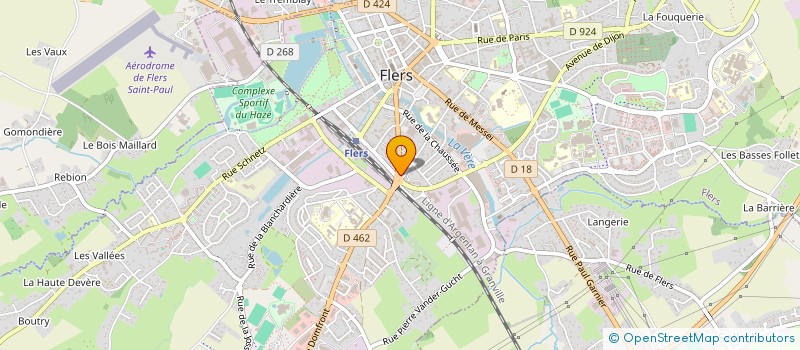 localisation de l'entreprise DB INVEST à FLERS