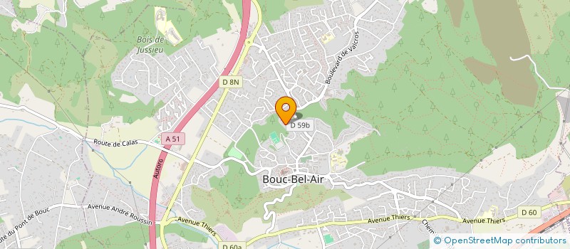 localisation de l'entreprise DB INVEST à BOUC-BEL-AIR