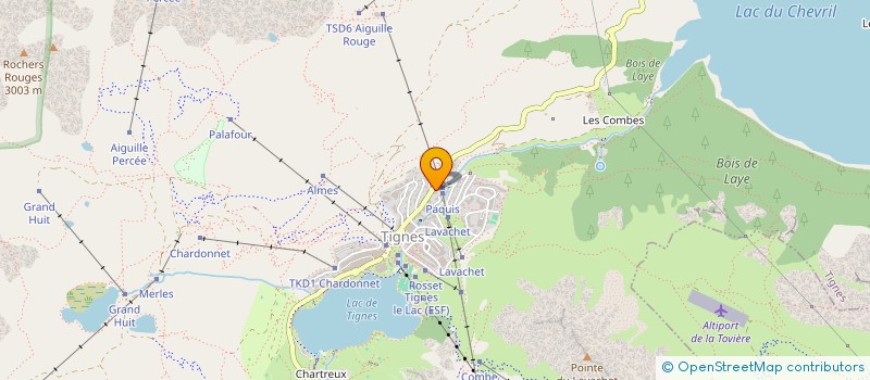 localisation de l'entreprise DB INVEST  TIGNES