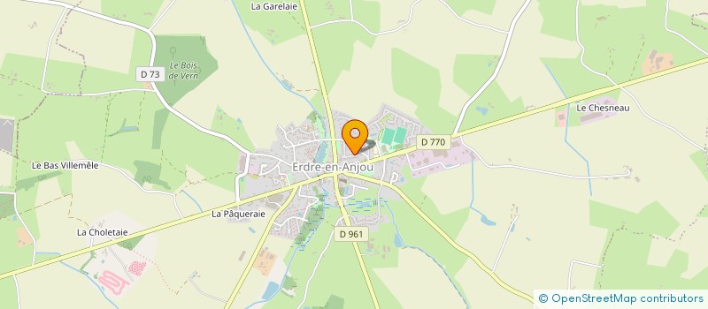 localisation de l'entreprise DB INVEST à ANGERS
