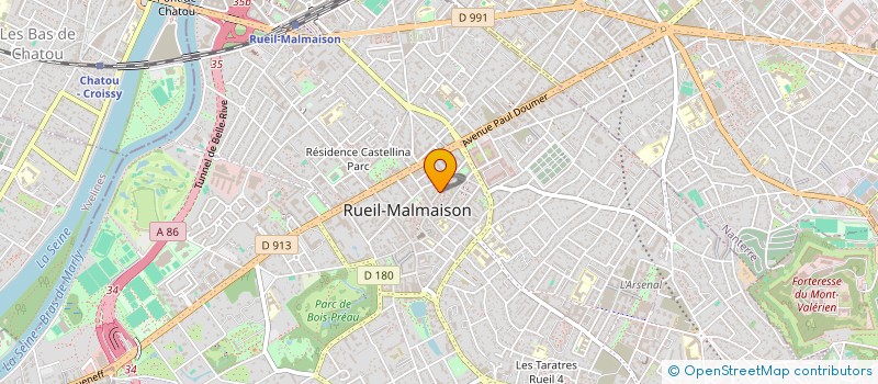 localisation de l'entreprise DB INVEST  CHATOU