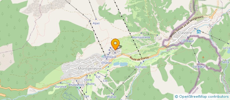 localisation de l'entreprise DB INVEST  MONTGENEVRE