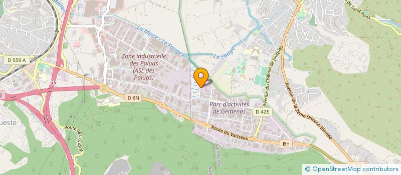 localisation de l'entreprise DB INVESTMENTS  GEMENOS