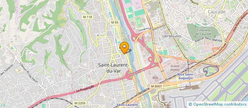 localisation de l'entreprise DB LEGACY  SAINT-LAURENT-DU-VAR