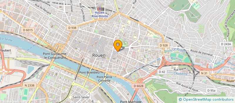 localisation de l'entreprise DB LUNCH à ROUEN