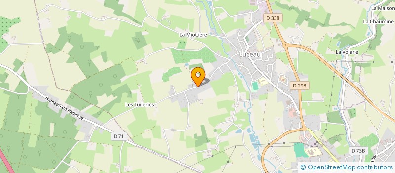 localisation de l'entreprise DB MACONNERIE à LUCEAU