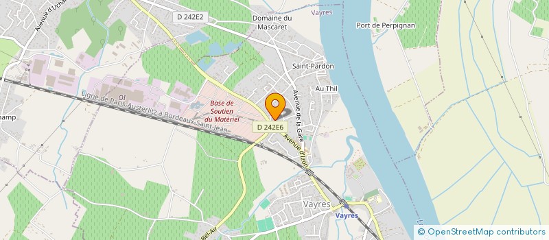 localisation de l'entreprise DB MACONNERIE SARL à VAYRES