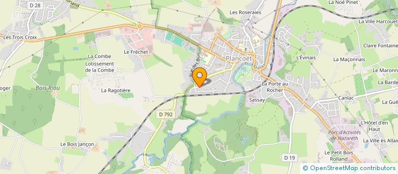 localisation de l'entreprise DB MEC AGRI à LANGUENAN
