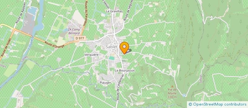 localisation de l'entreprise DB MENUISERIE  SABLET