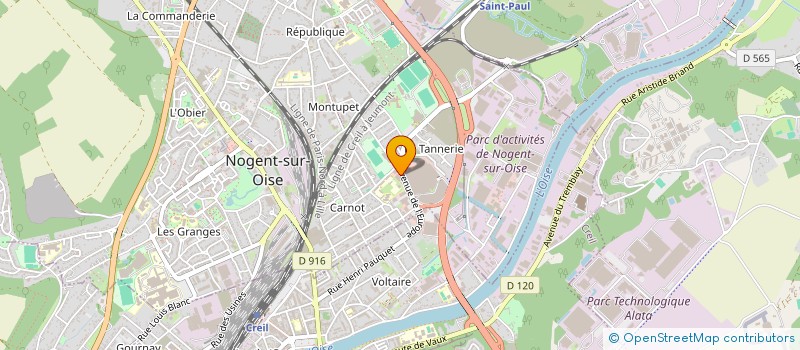 localisation de l'entreprise DB MEUBLES à NOGENT-SUR-OISE