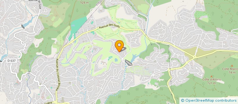 localisation de l'entreprise DB NAUTIQUE CENTER  SAINT-RAPHAEL