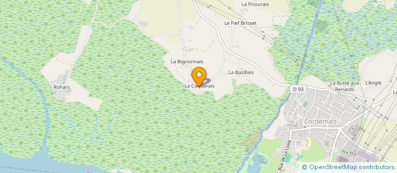 localisation de l'entreprise DB OPTICIENS à SAVENAY