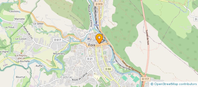 localisation de l'entreprise DB PAMIERS à FOIX