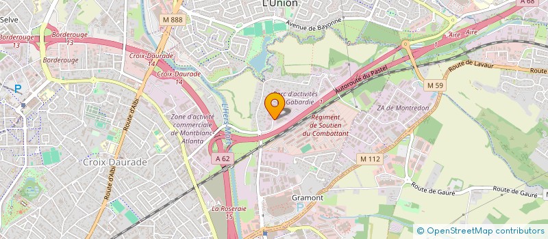localisation de l'entreprise DB PATRIMOINE à TOULOUSE