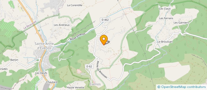 localisation de l'entreprise DB PLOMBERIE à EVENOS