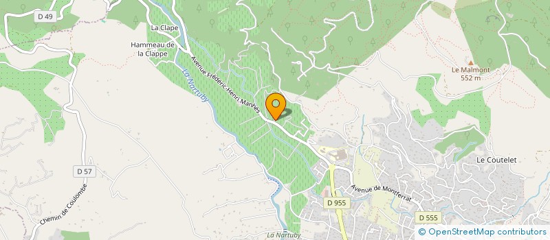 localisation de l'entreprise DB PLOMBERIES  DRAGUIGNAN