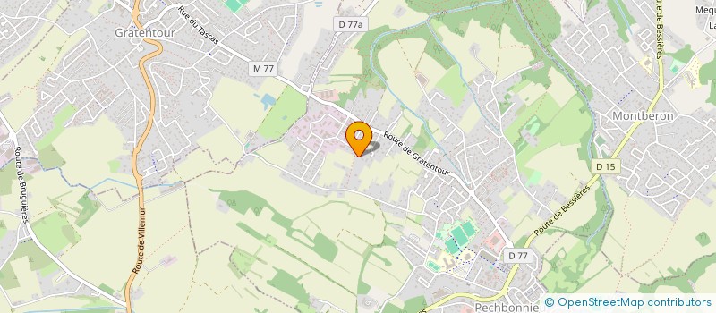 localisation de l'entreprise DB POOL à PECHBONNIEU