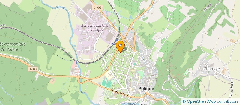 localisation de l'entreprise DB POPS  POLIGNY