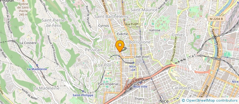 localisation de l'entreprise DB PORTO INVEST à NICE