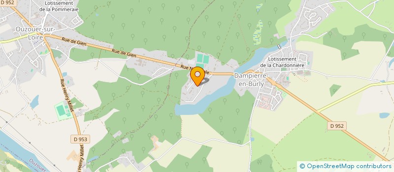 localisation de l'entreprise DB POWER à DAMPIERRE-EN-BURLY