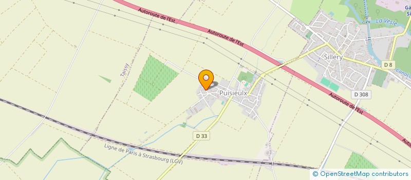 localisation de l'entreprise DB PRESTA  PUISIEULX