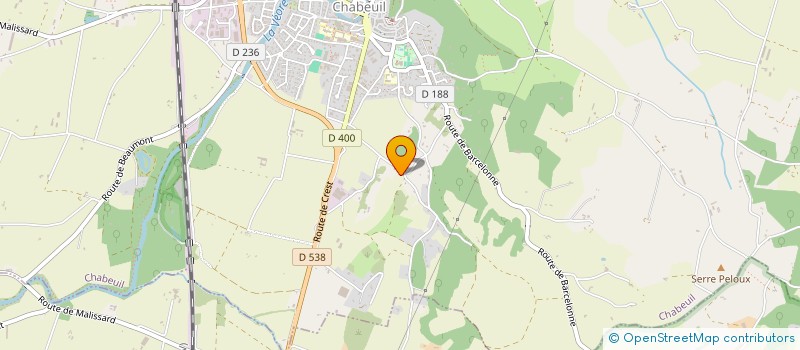 localisation de l'entreprise DB PRESTIGE  CHABEUIL