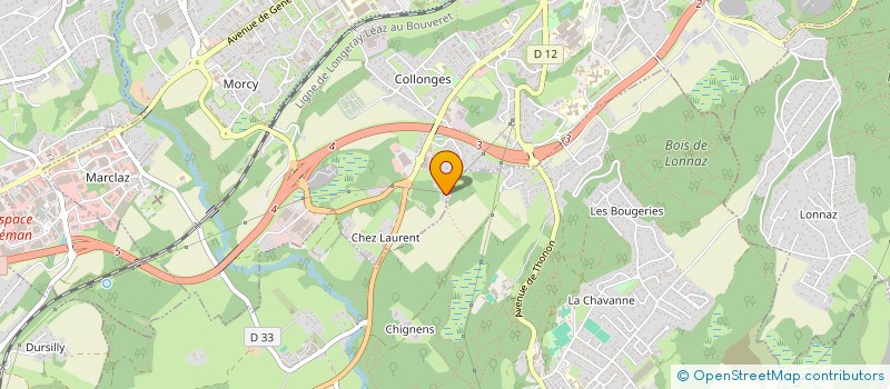 localisation de l'entreprise DB PRINT à THONON-LES-BAINS