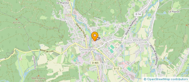 localisation de l'entreprise DB PROJECXION à GIROMAGNY