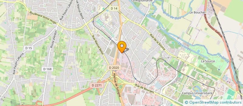 localisation de l'entreprise DB PROMOTION à OLIVET