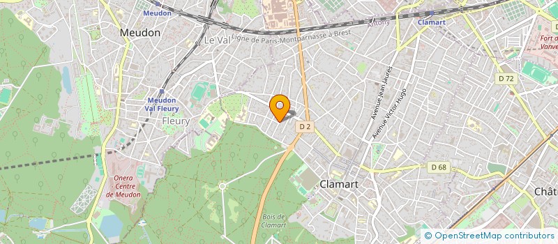 localisation de l'entreprise DB PROPRETE à CLAMART