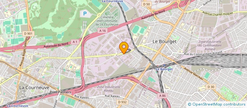 localisation de l'entreprise DB RAMON à LE BOURGET