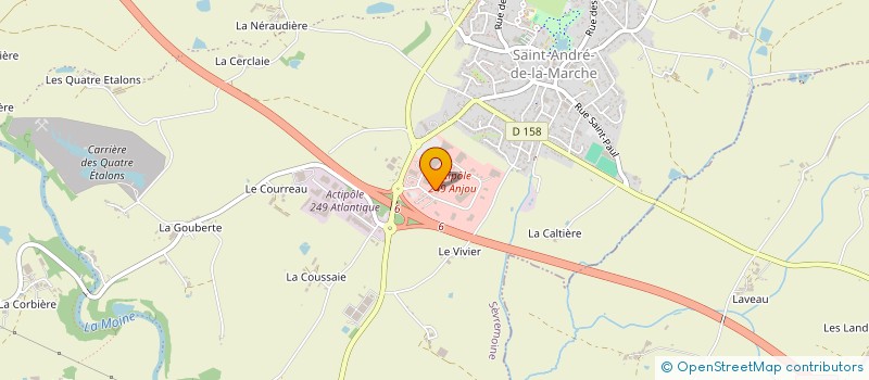 localisation de l'entreprise DB RAVALEMENT à SEVREMOINE