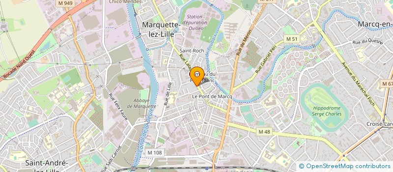 localisation de l'entreprise DB REALISATION à MARQUETTE-LEZ-LILLE