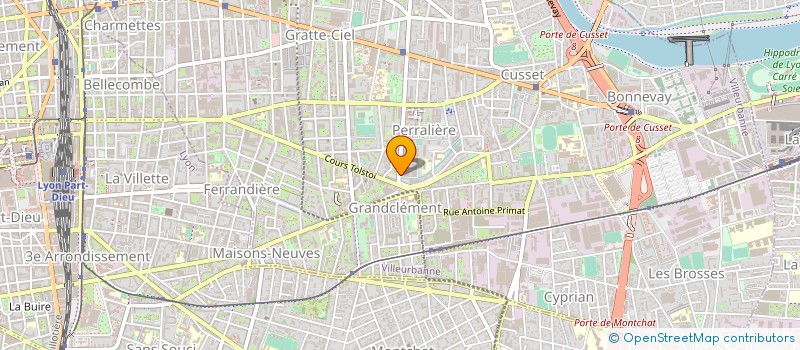 localisation de l'entreprise DB REGIE  VILLEURBANNE