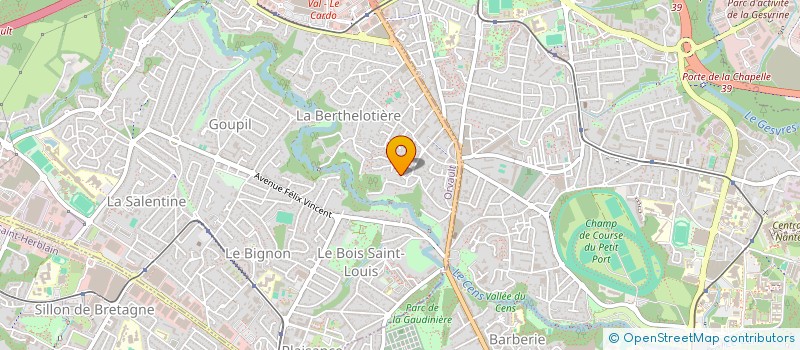 localisation de l'entreprise DB RENOV à ORVAULT